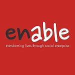 Enable & In the Click Social Enterprises logo