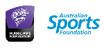 The Hurricanes Foundation in partnership with the Australian Sports Foundation Ltd. logo